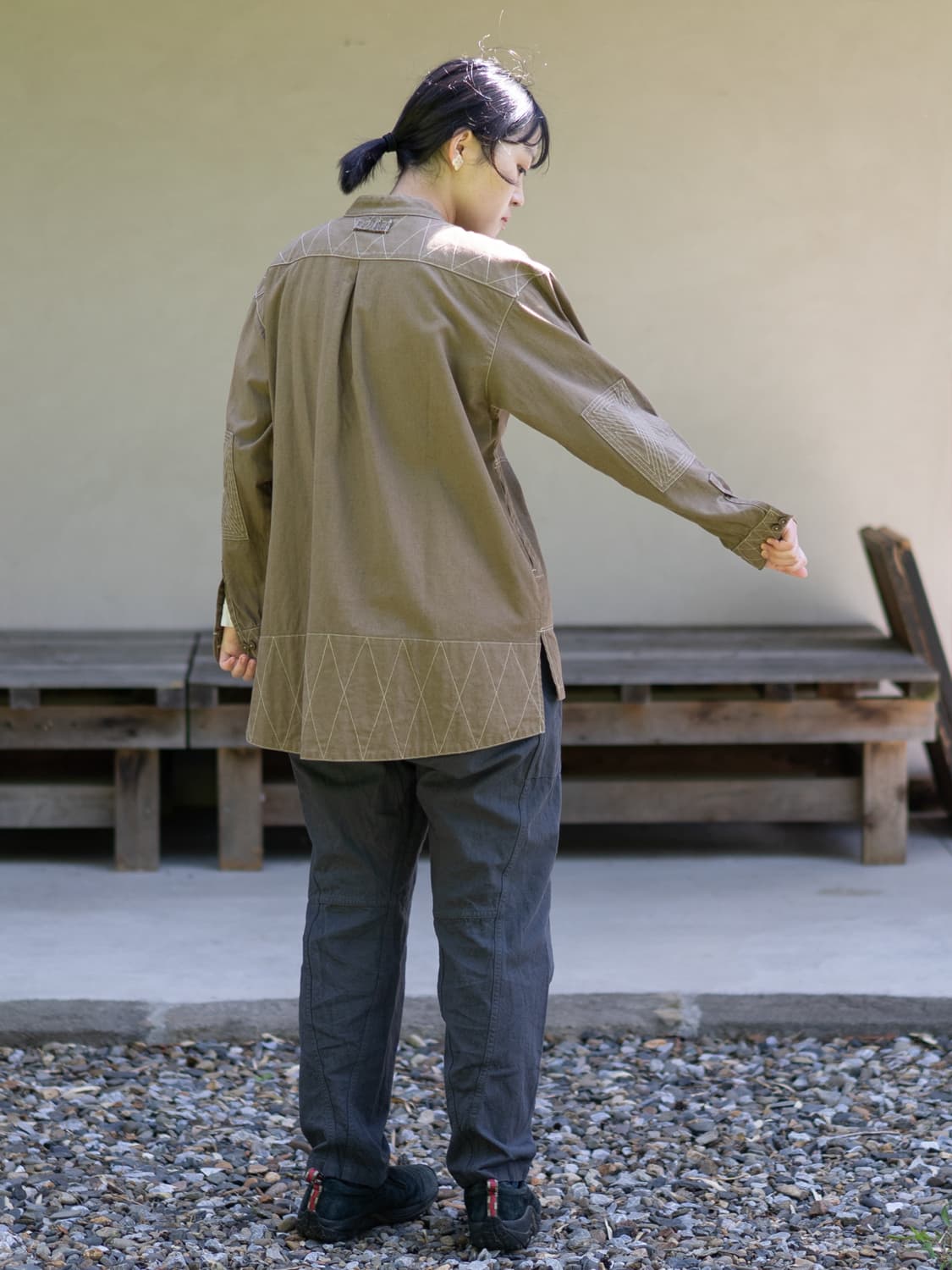 縁日 漆染のYAMA SHIRT(山シャツ)