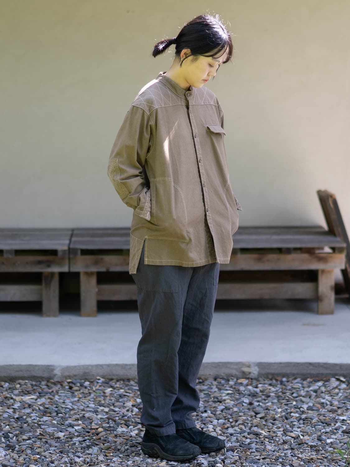縁日 漆染のYAMA SHIRT(山シャツ)