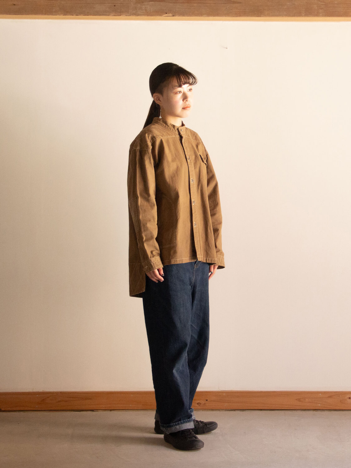 漆染の山シャツ(YAMASHIRT)