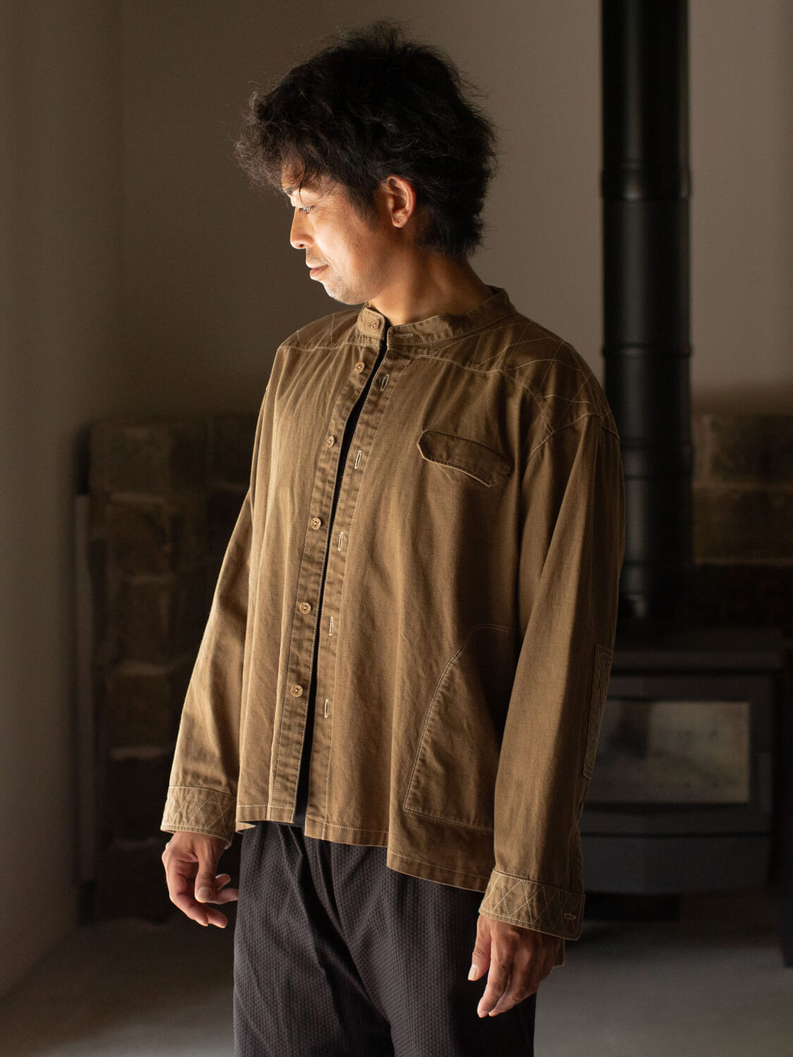 縁日 漆染のYAMA SHIRT（山シャツ）