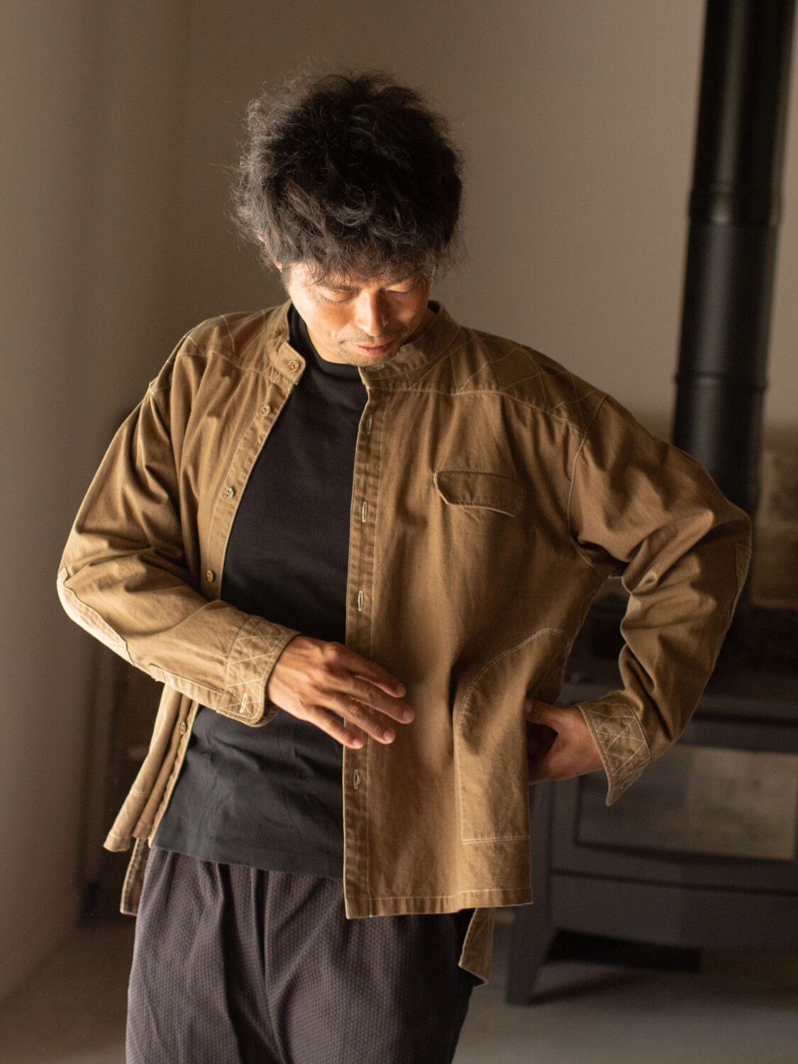 縁日 漆染のYAMA SHIRT（山シャツ）