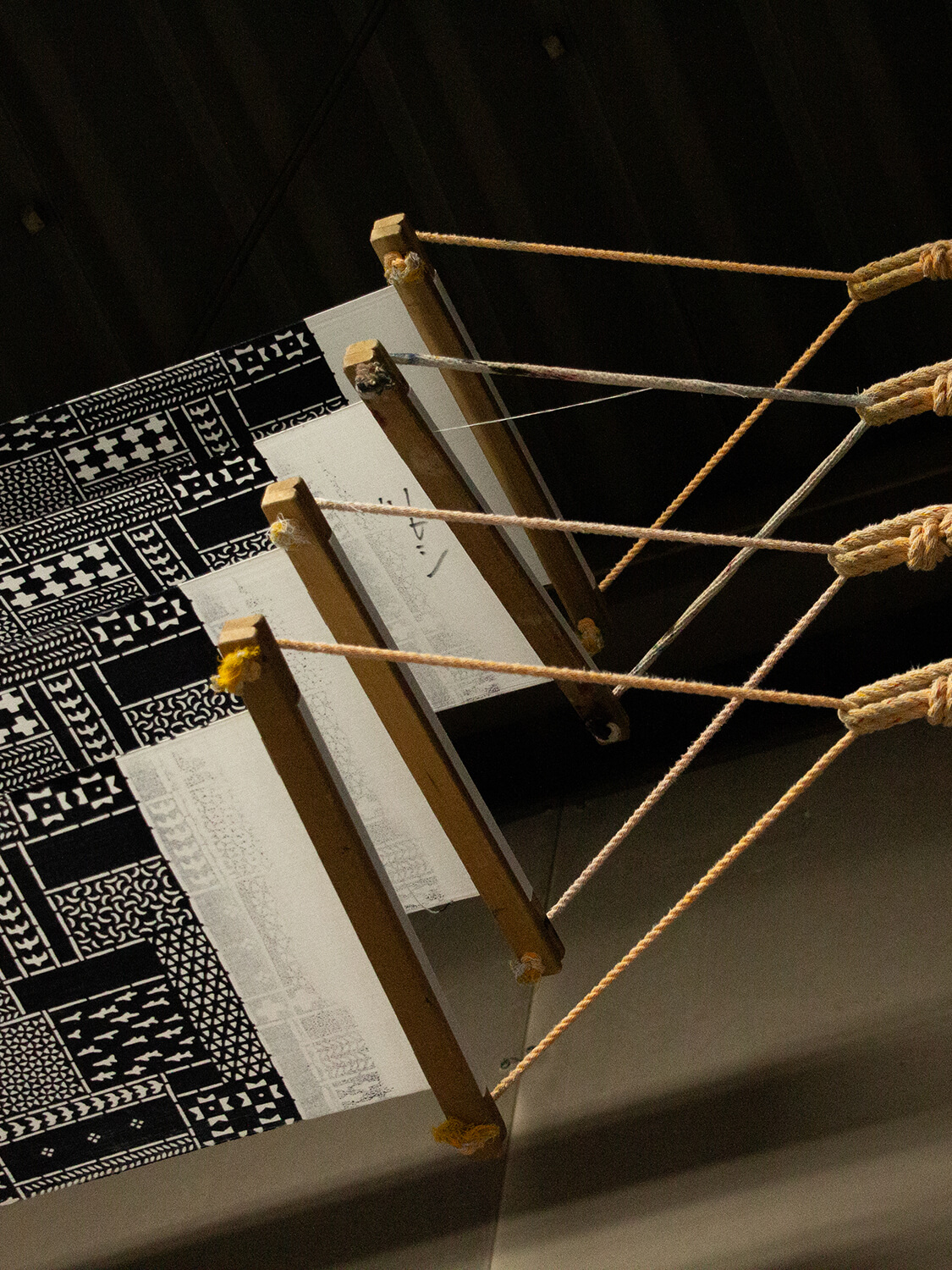 手ぬぐいシャツ よつめ染布舎 縁日 民布