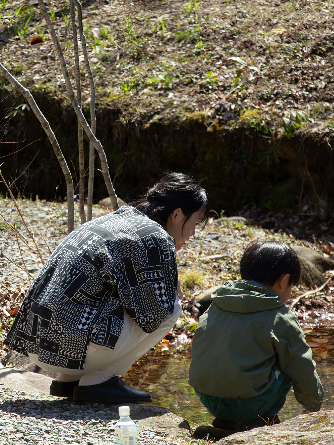 手ぬぐいシャツ よつめ染布舎 縁日 民布