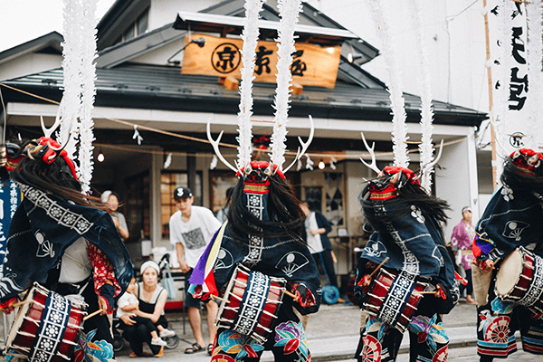 郷土芸能　支援　手拭い　鹿踊り　鹿子躍　伝統芸能