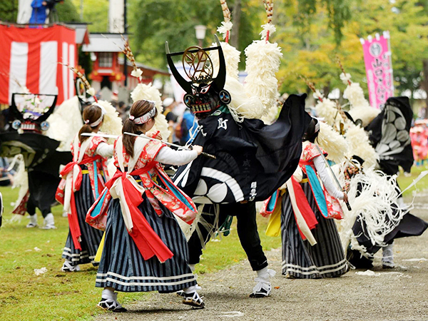 山谷獅子踊り