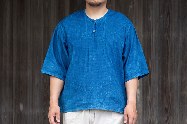 正藍冷染