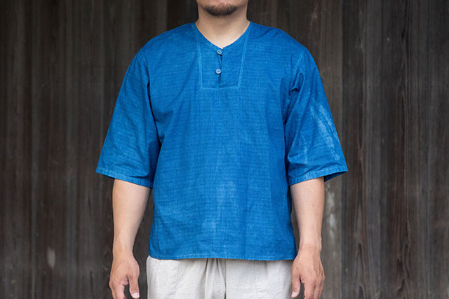 正藍冷染