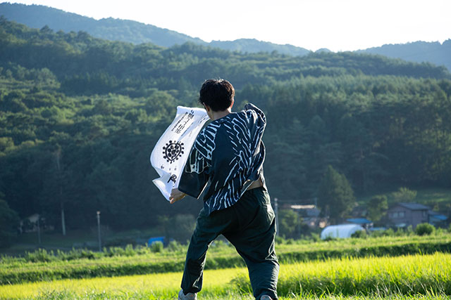 富川岳　張山しし踊り　シシオドリ