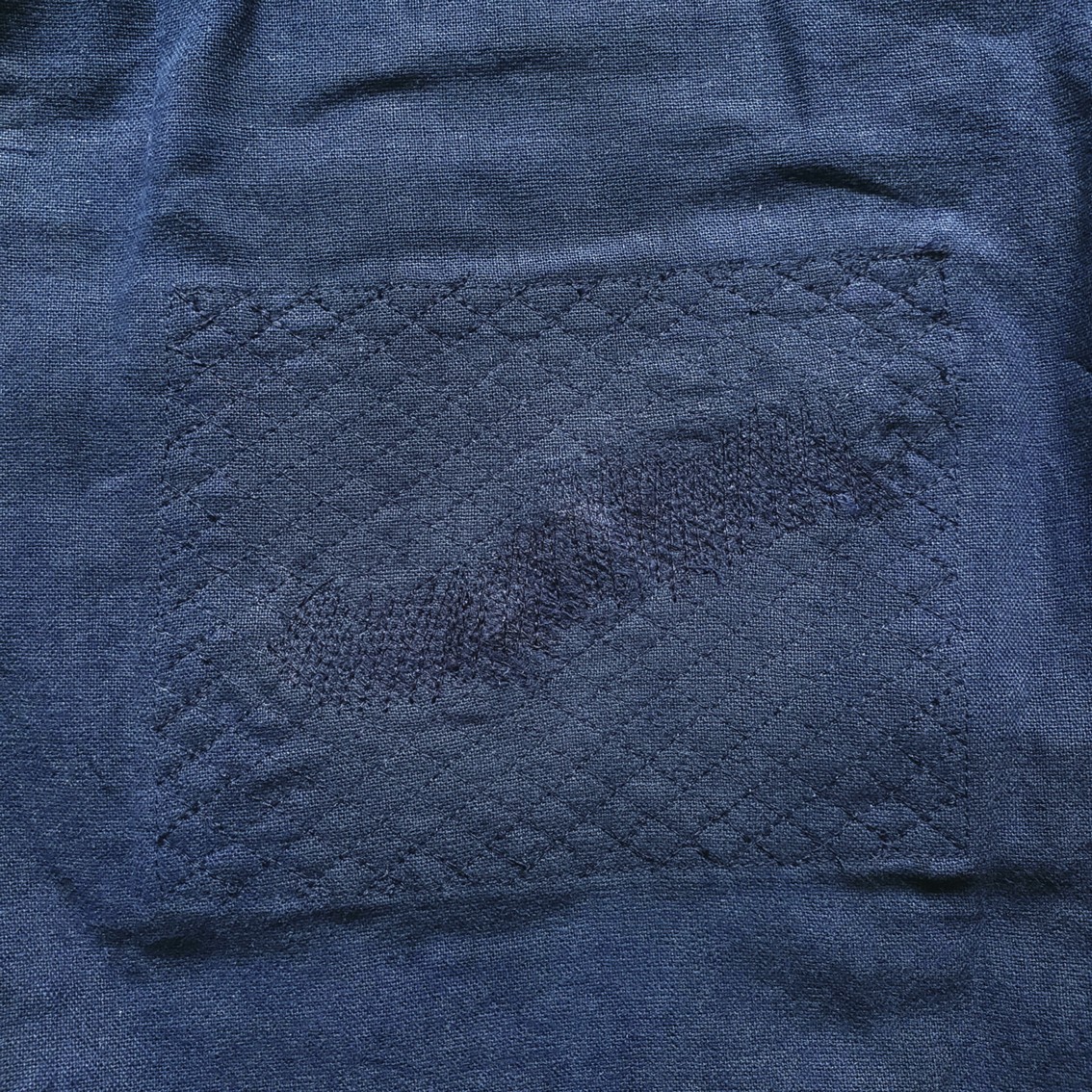 お直し後：ステッチで破れ修繕＆補強