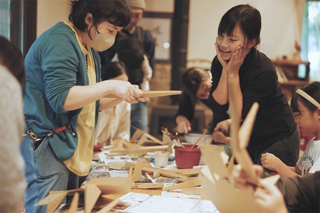 シシオドリワークショップ　鹿踊り