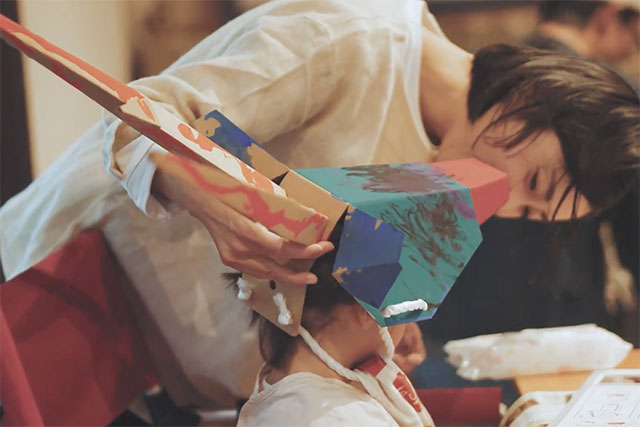 シシオドリワークショップ 鹿踊り