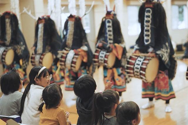 シシオドリワークショップ 鹿踊り