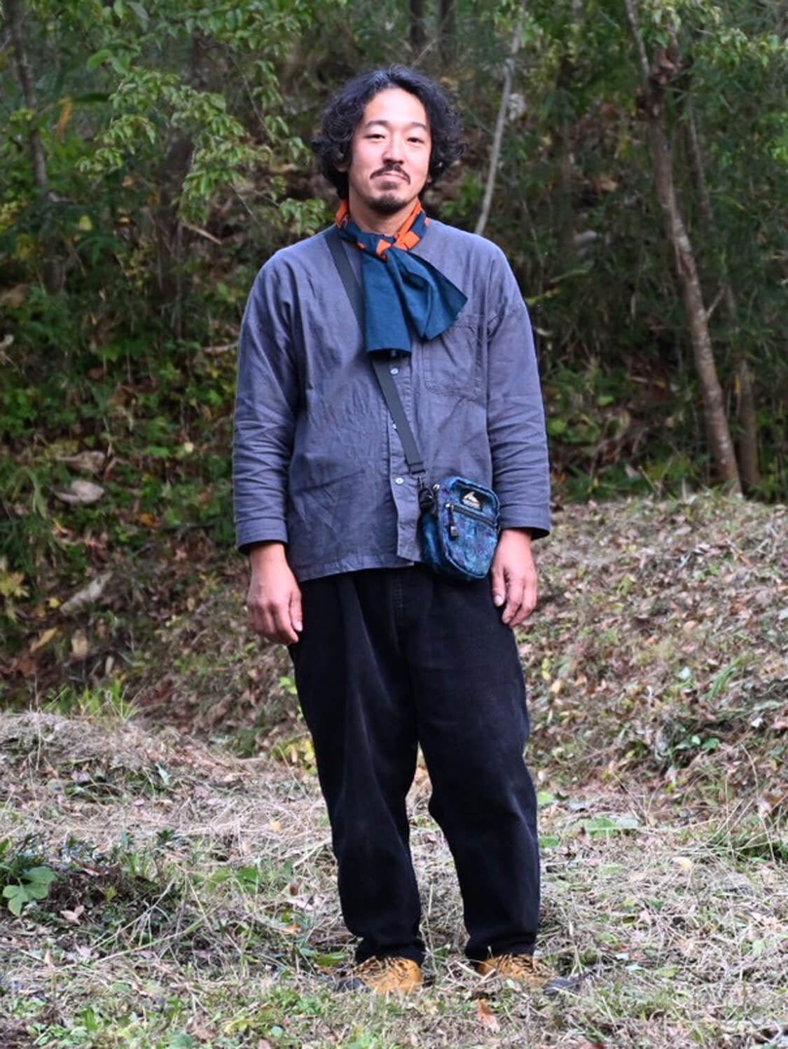 縁日　鯉口シャツ　着用イメージ