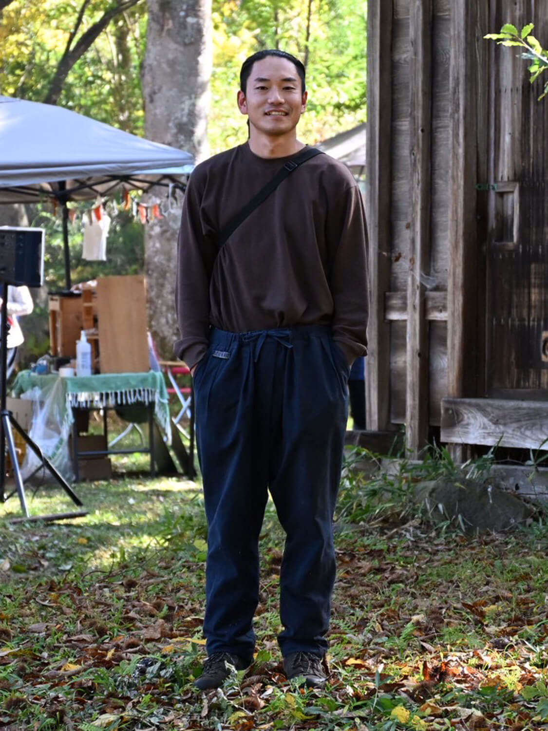 縁日　半纏　hanten 着用イメージ