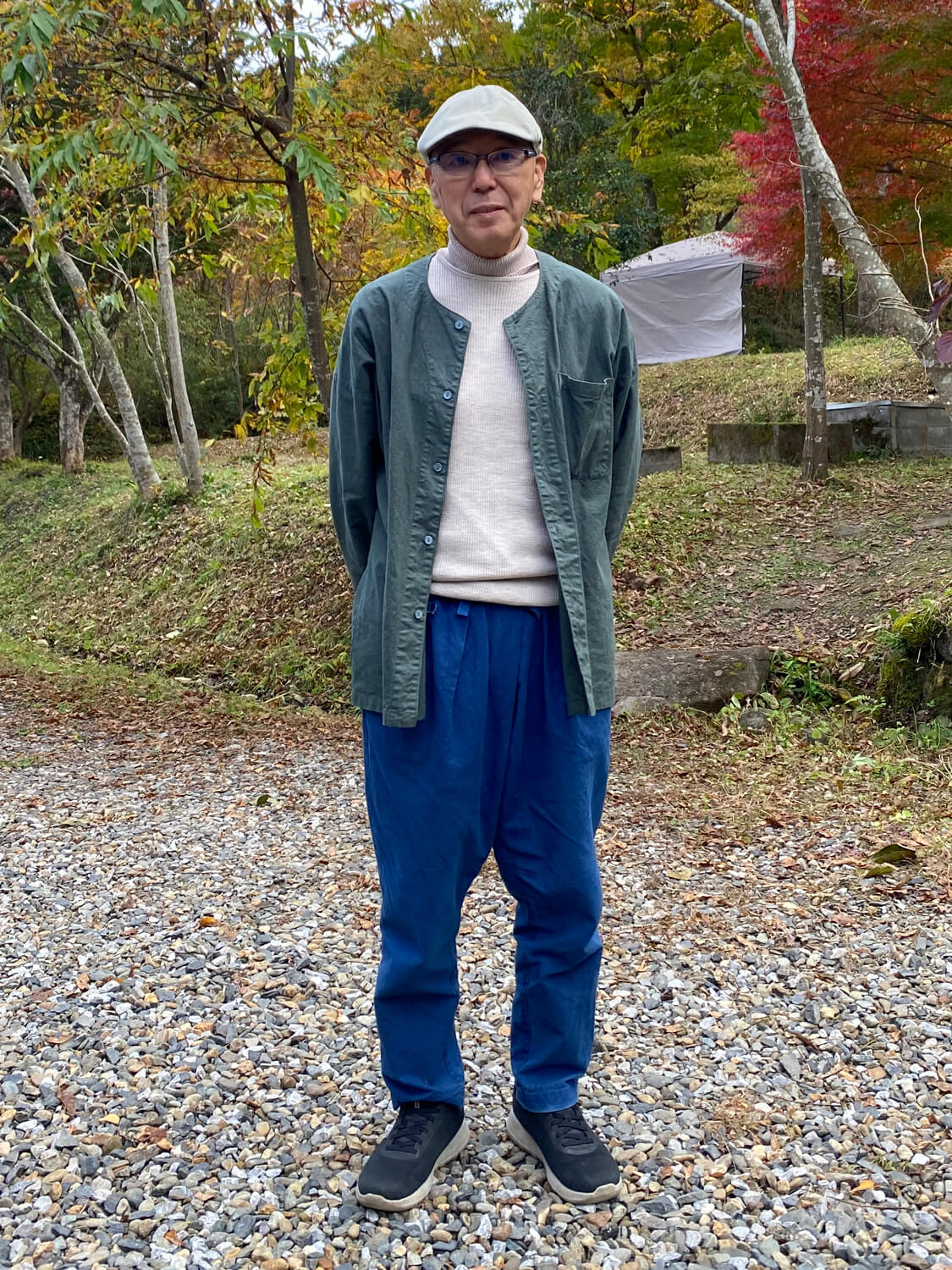 縁日 インディゴ(藍染)さっぱかま