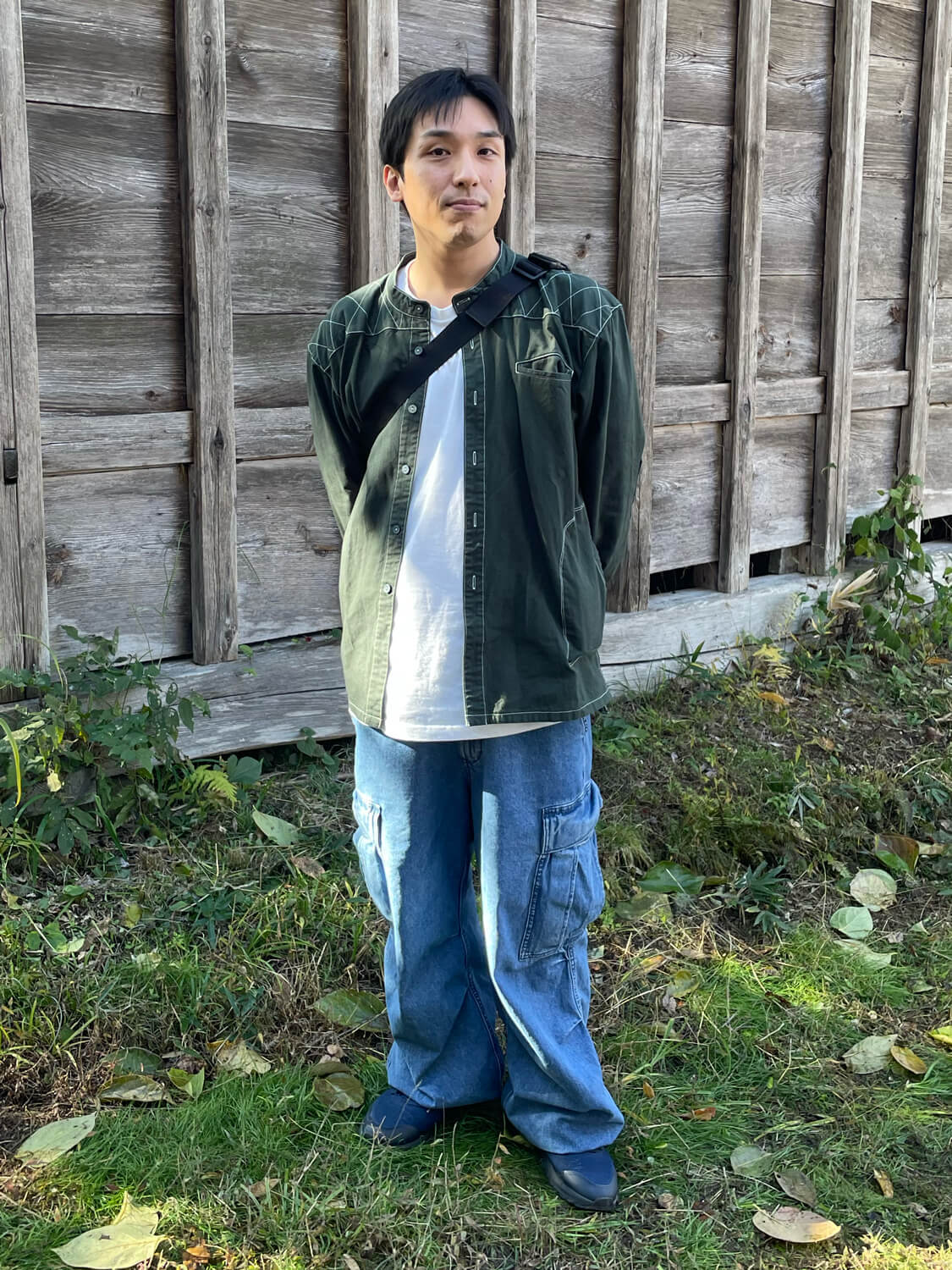 縁日　山シャツ　着用イメージ