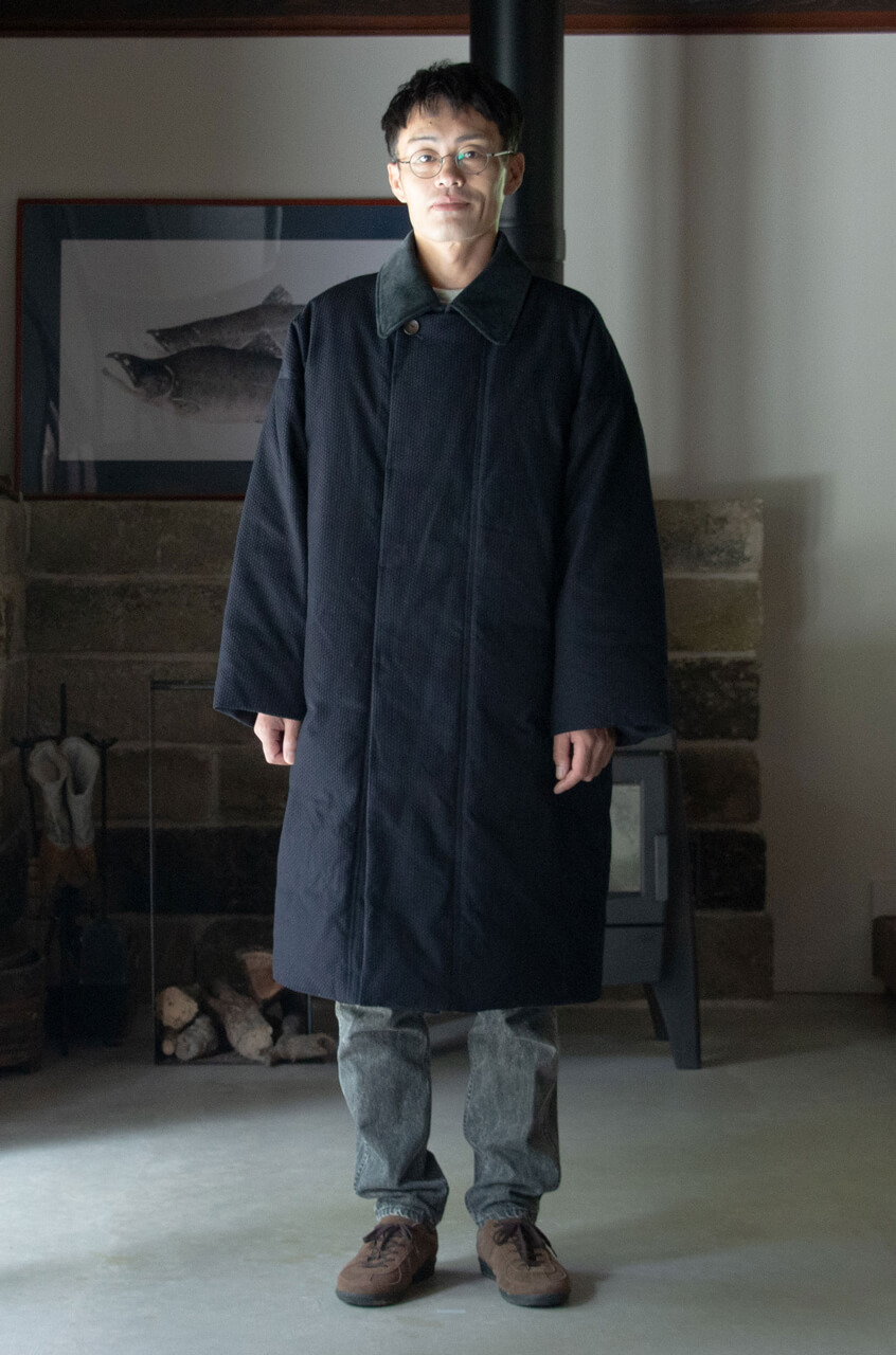 縁日　被布コート 着用イメージ