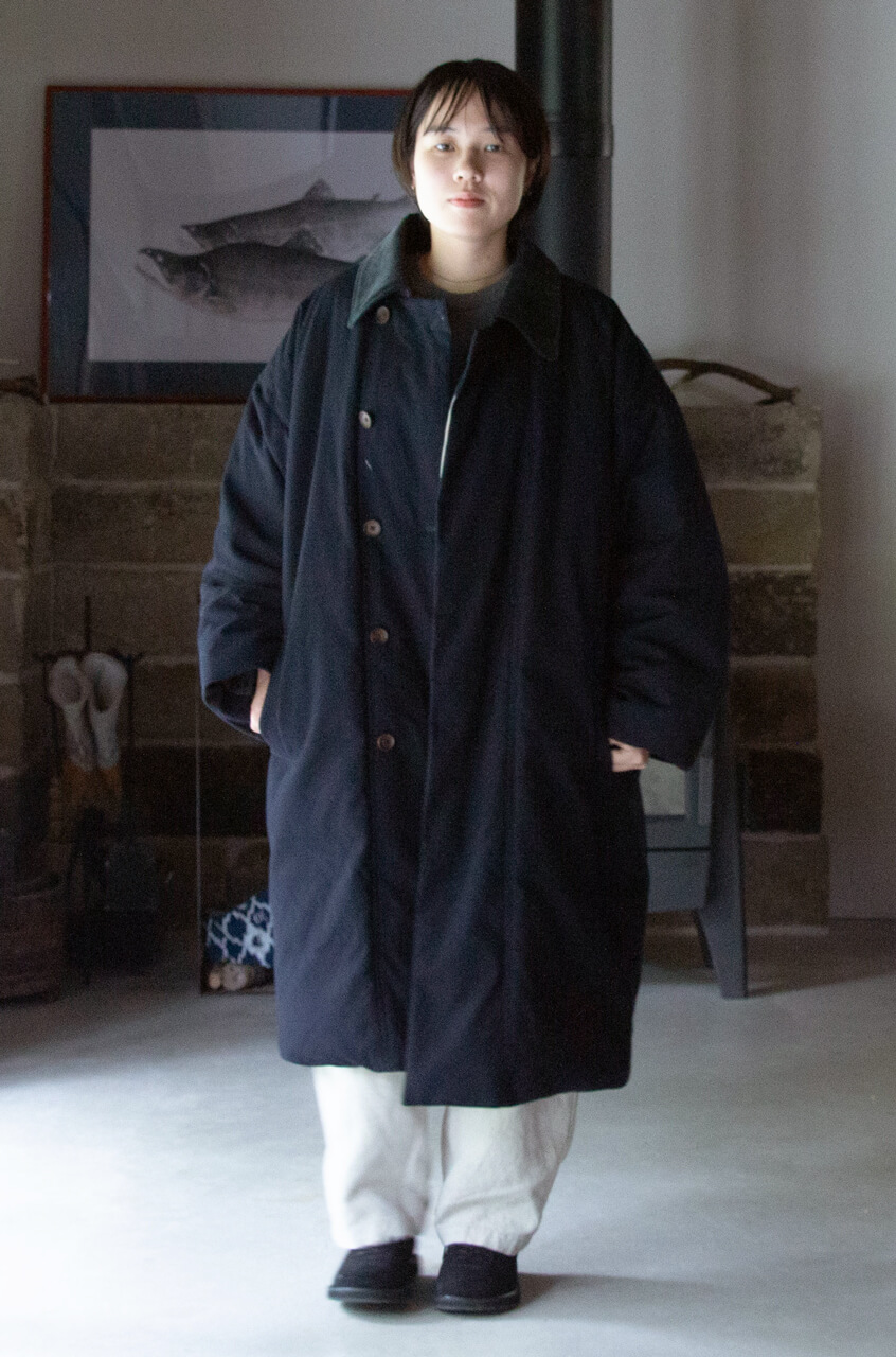 縁日　被布コート 着用イメージ