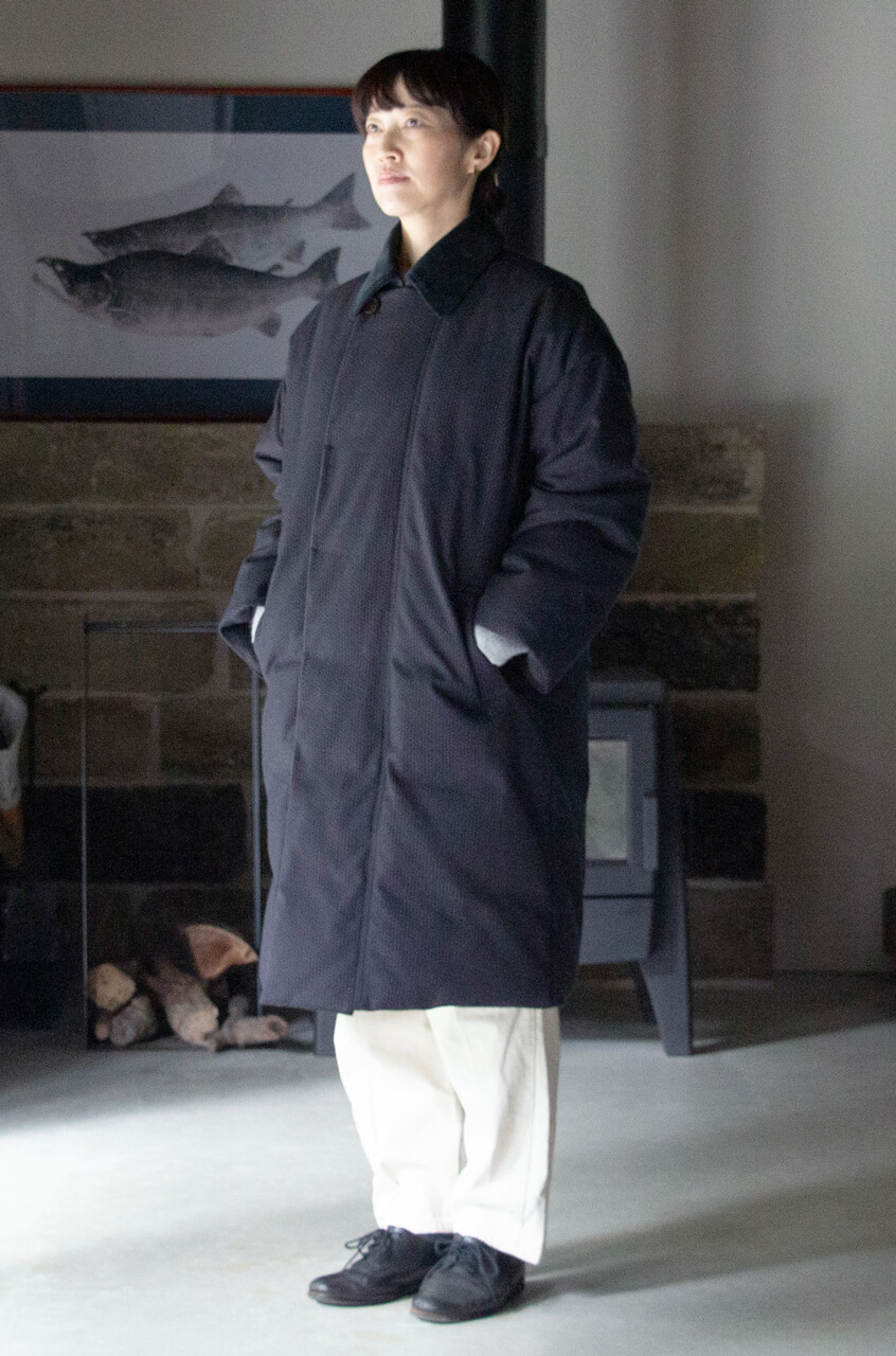 縁日　被布コート 着用イメージ