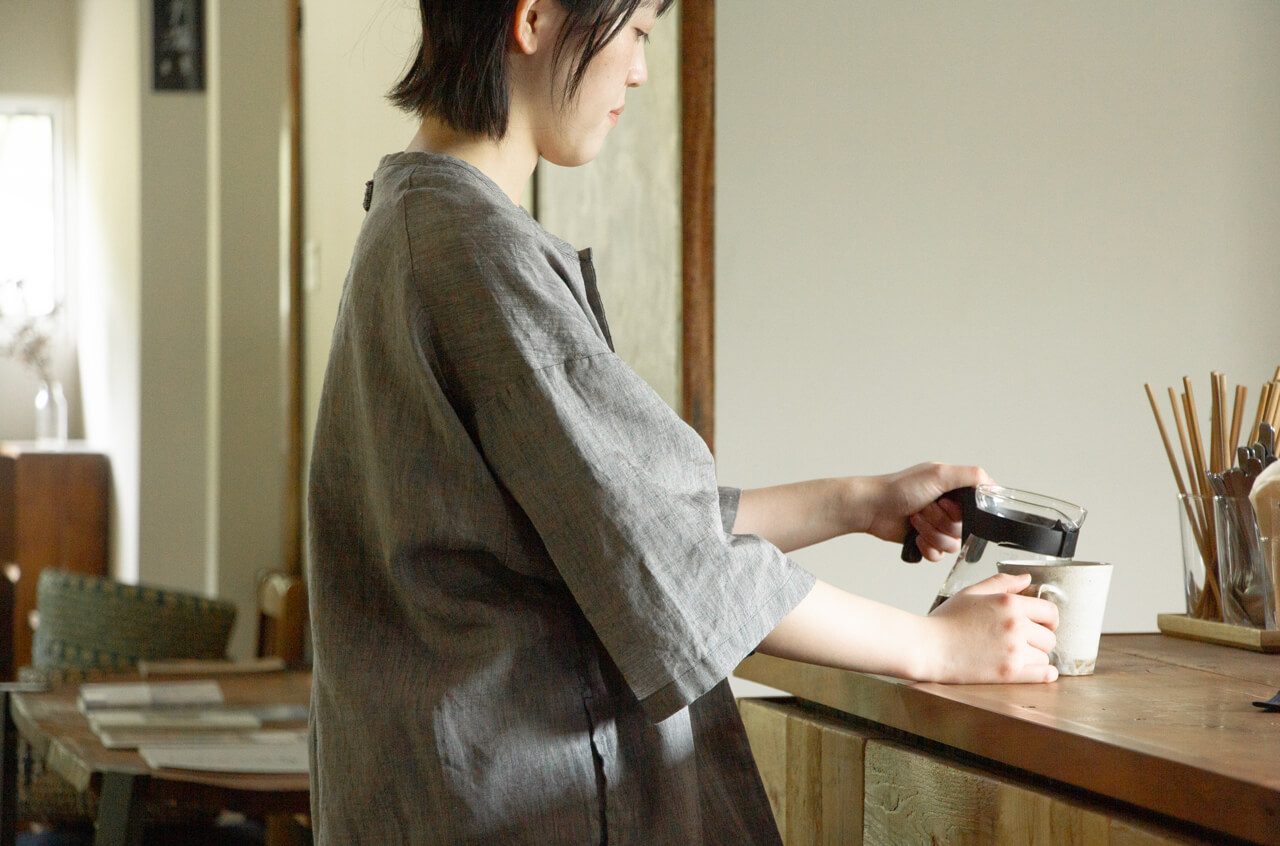 縁日　ダボシャツ　DABO SHIRT 麻