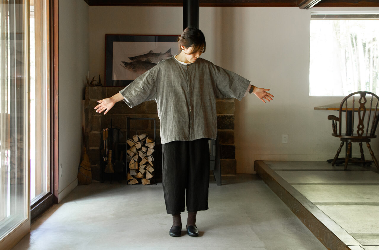 縁日　ダボシャツ　DABO SHIRT 麻