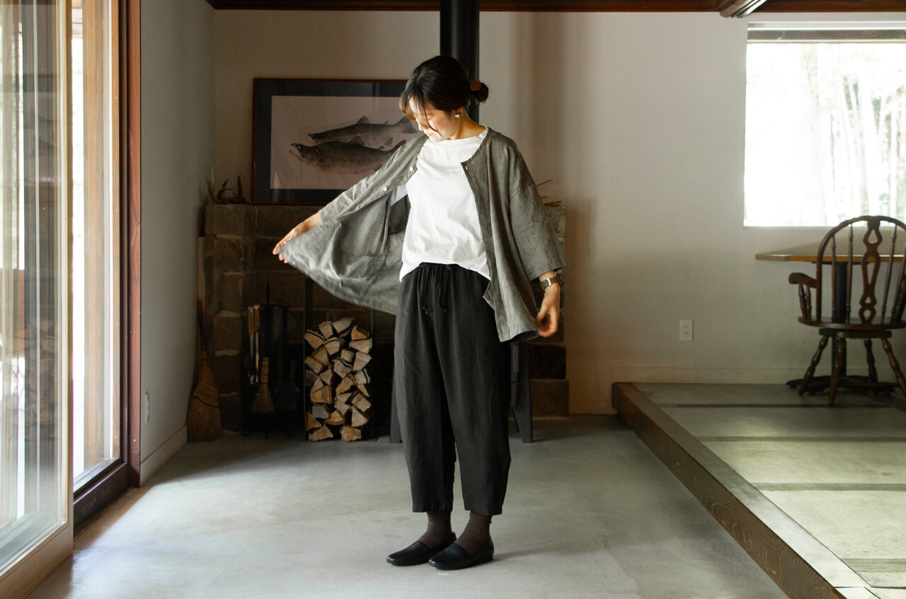 縁日　ダボシャツ　DABO SHIRT 麻