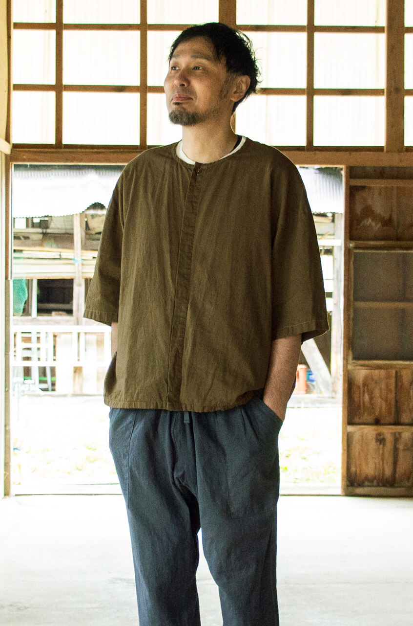縁日 漆染のダボシャツ 漆染のDABOSHIRT