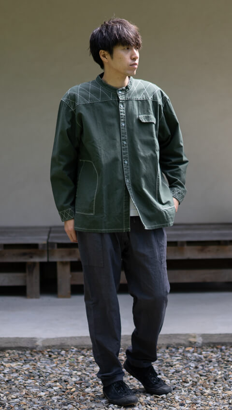 縁日 YAMA SHIRT（山シャツ） 着用イメージ