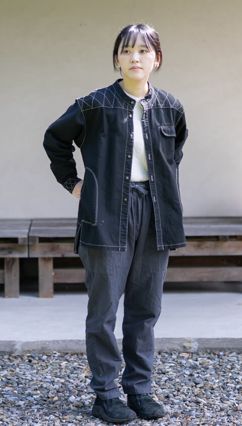 縁日 YAMA SHIRT（山シャツ） 着用イメージ