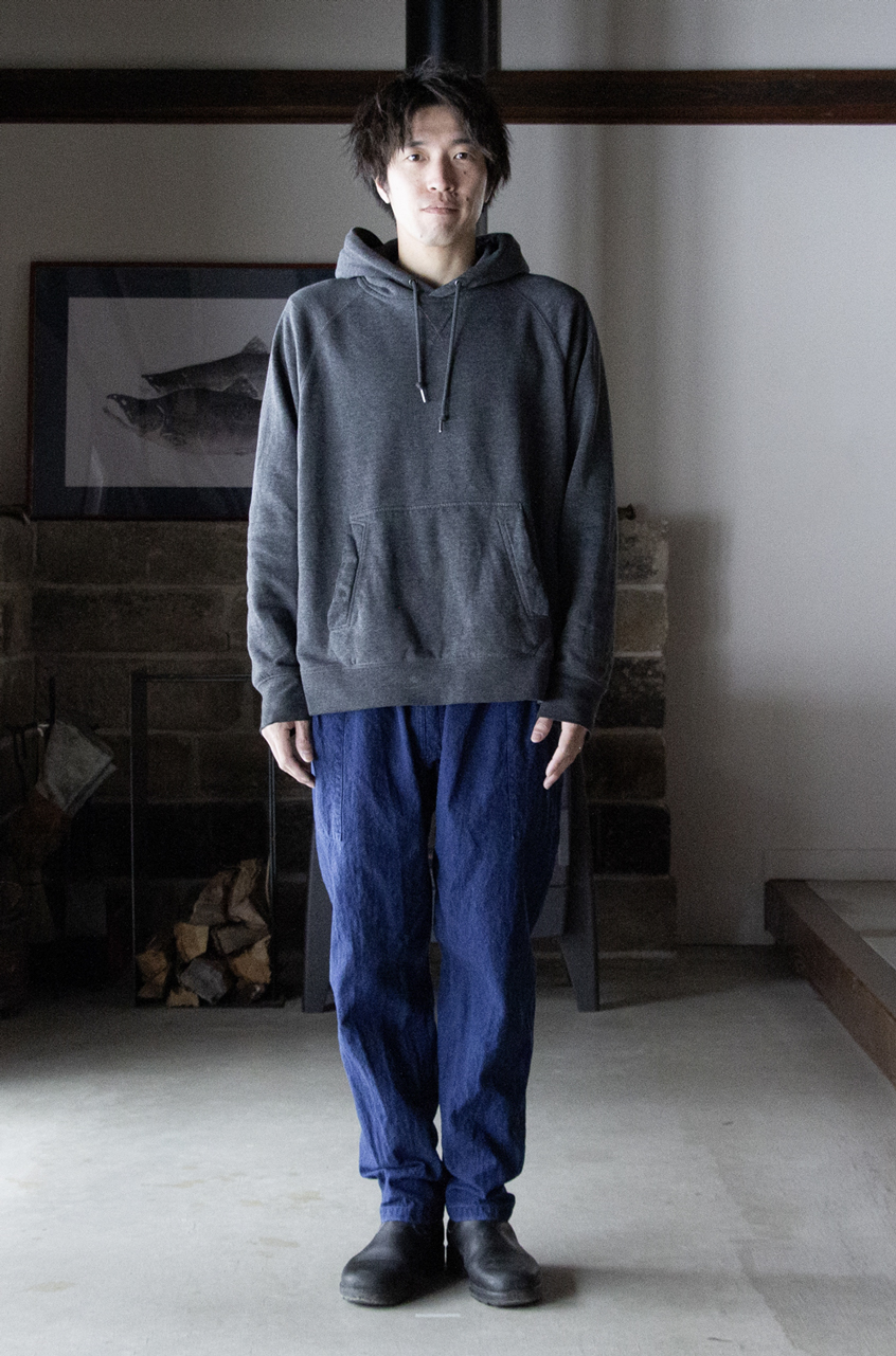 縁日　インディゴさっぱかま02 着用イメージ