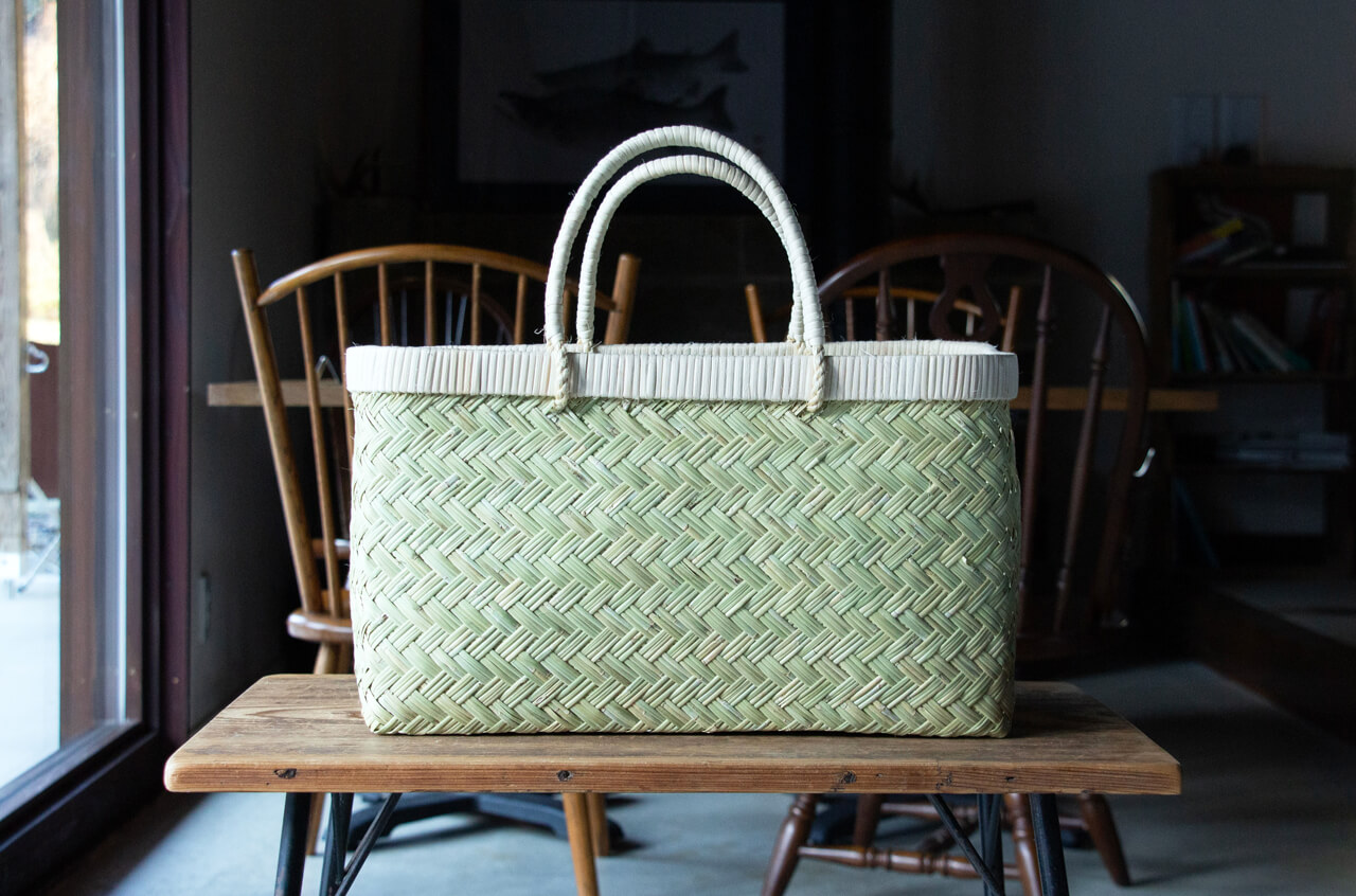 すず竹 市場かご（尺三寸）