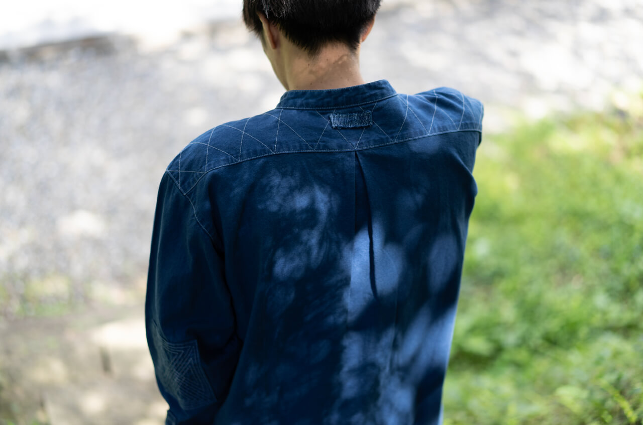 縁日 indigo YAMA SHIRT（インディゴ山シャツ）