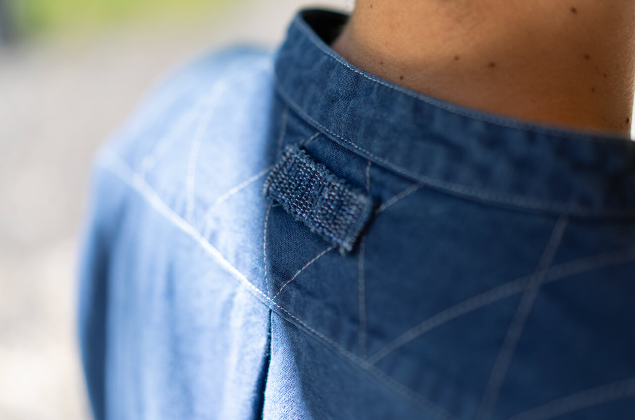 縁日 indigo YAMA SHIRT（インディゴ山シャツ）