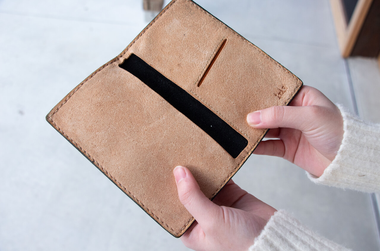 縁日 イタズレザー 手帳入れ