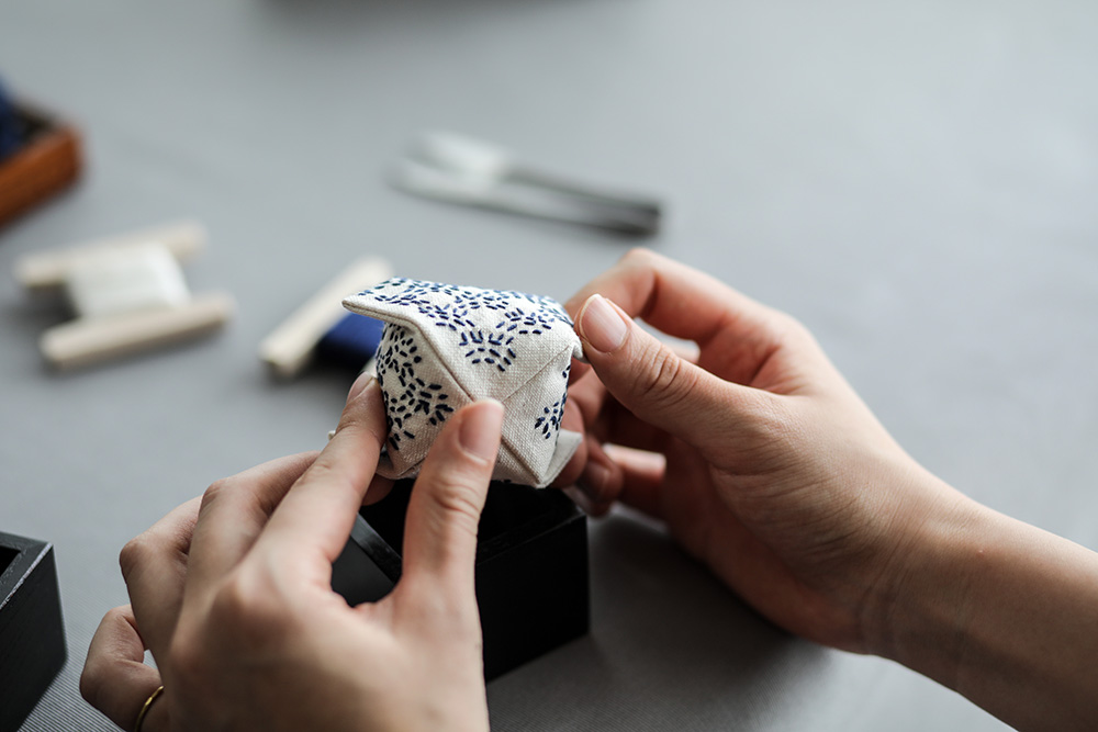 Iwayado craft 針山キット（麻の葉）