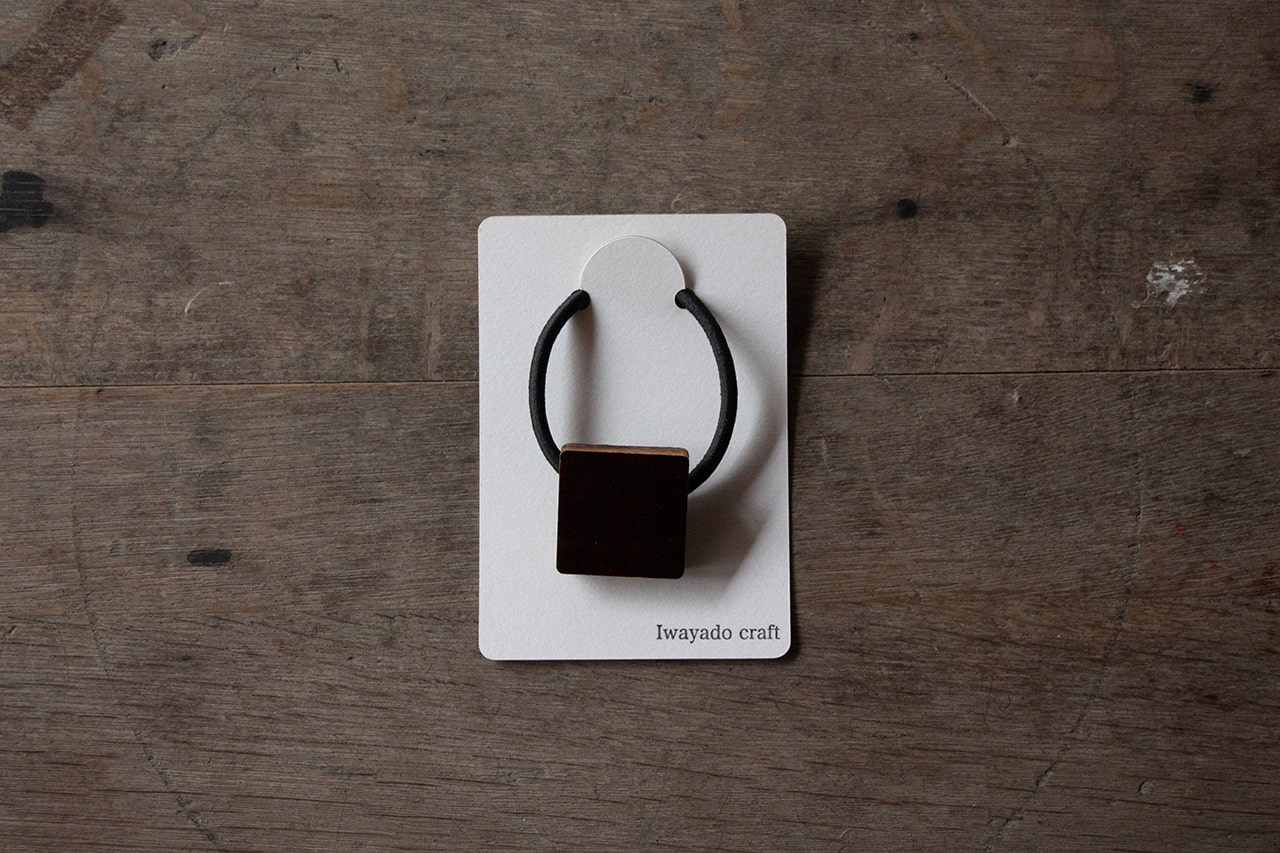 Iwayado craft 漆塗りヘアゴム / 小