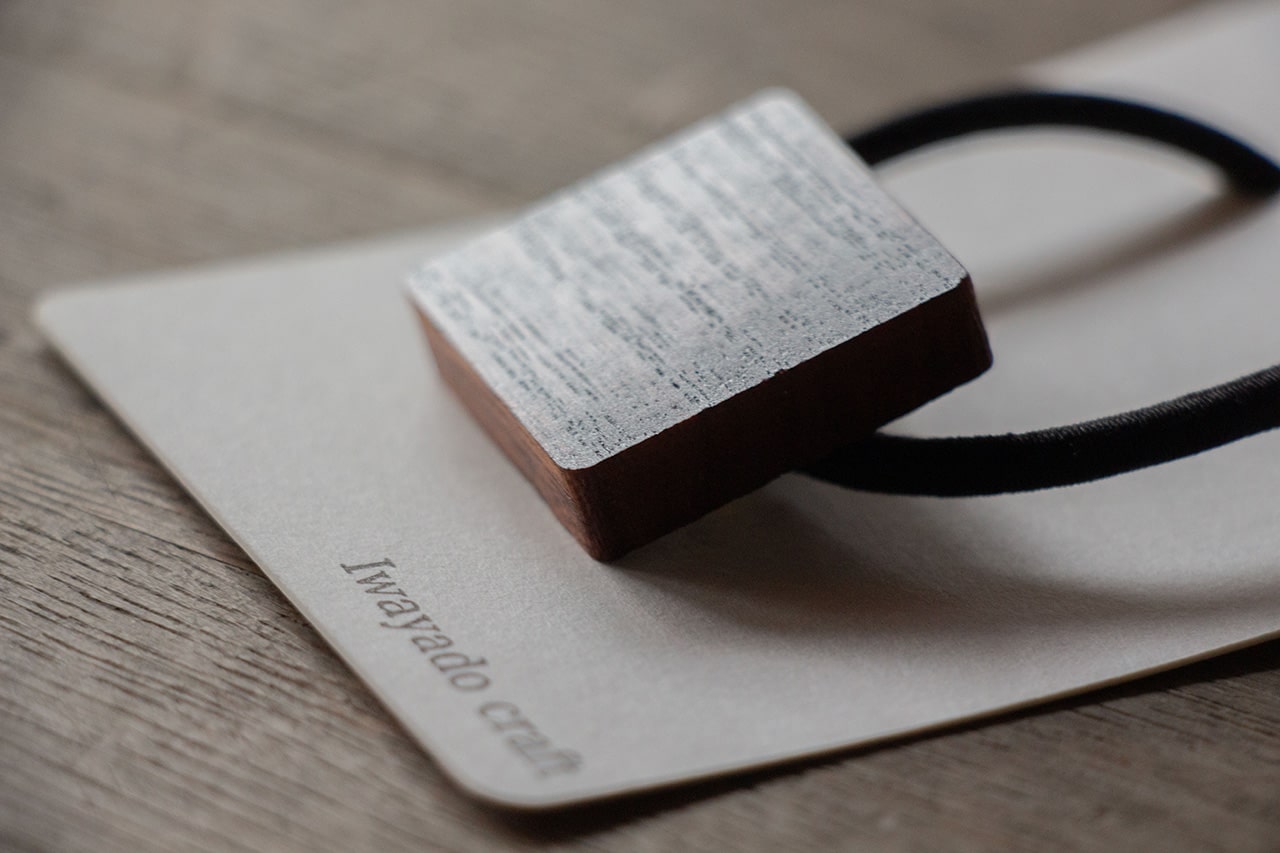 Iwayado craft 漆塗りヘアゴム / 小