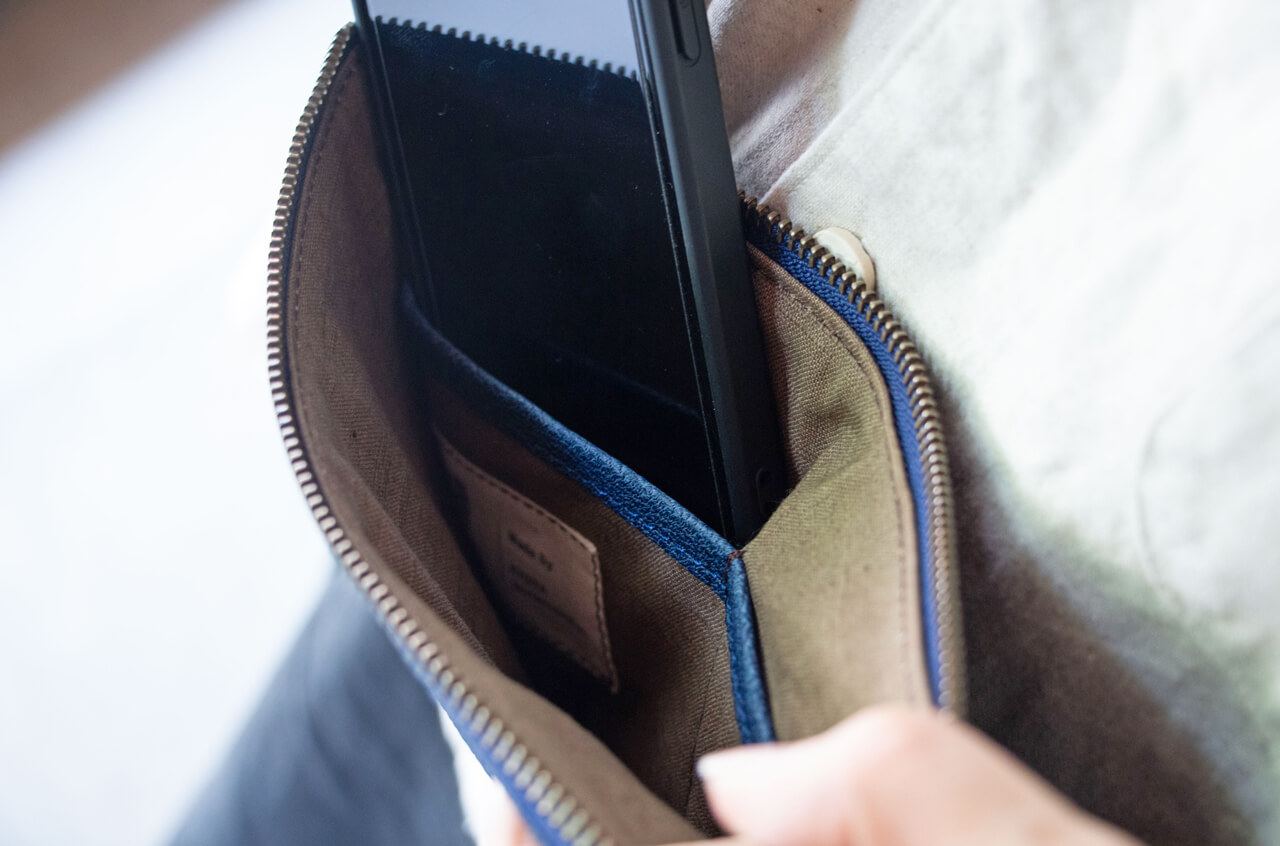 縁日 熊革　サコッシュ