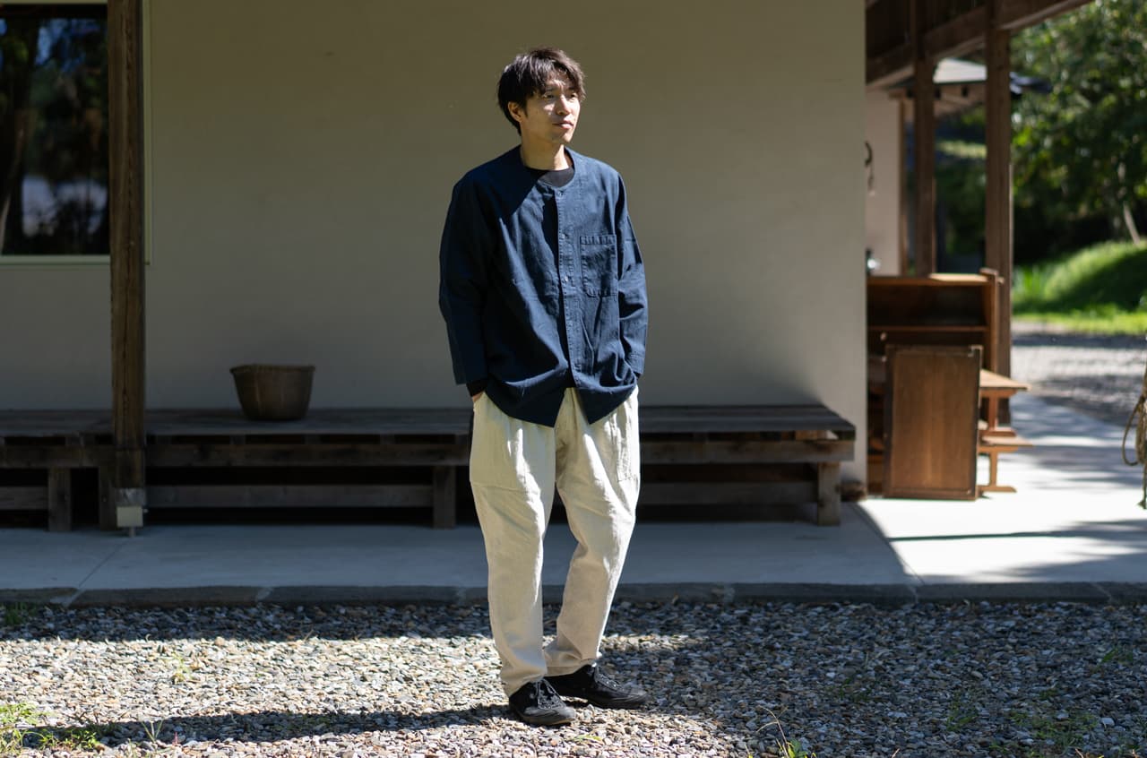 縁日　鯉口シャツ