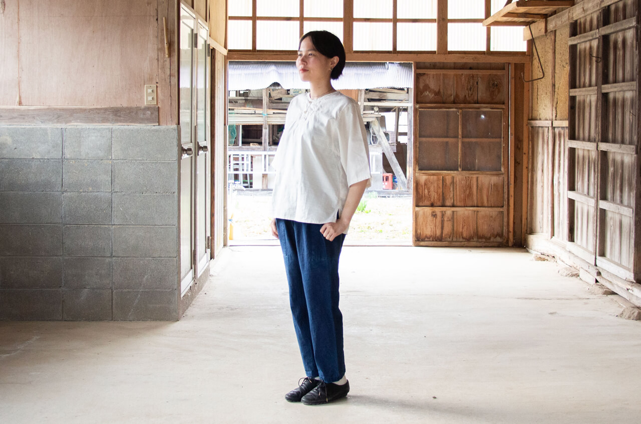 斜子織　シャツ　nanakooriSHIRT