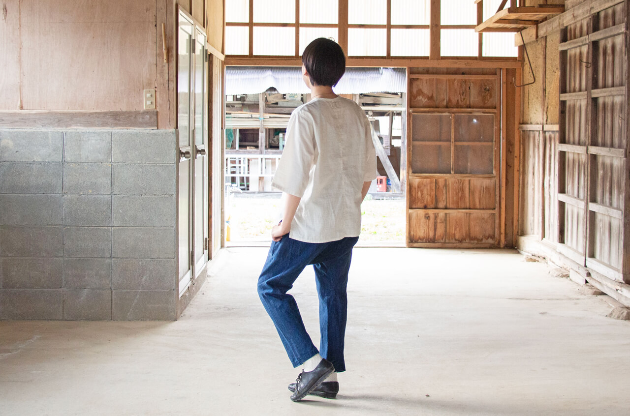 斜子織　シャツ　nanakooriSHIRT