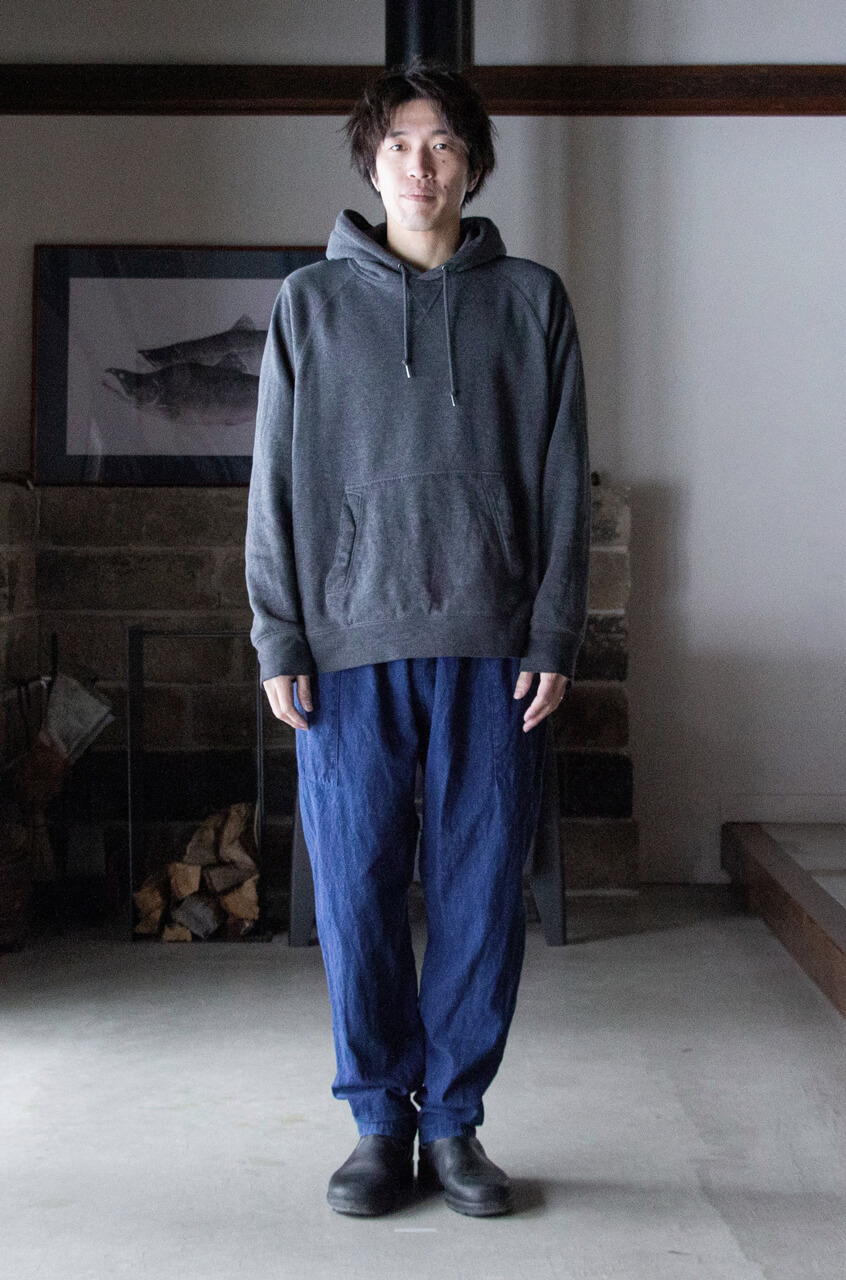 縁日　インディゴさっぱかま02 着用イメージ