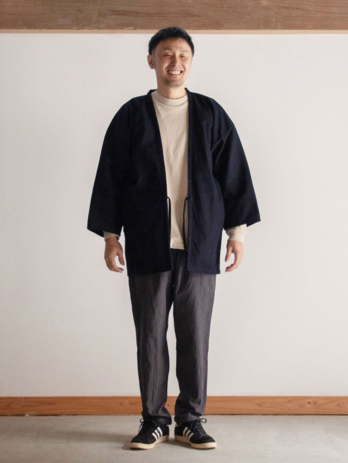 縁日　半纏　hanten 着用イメージ