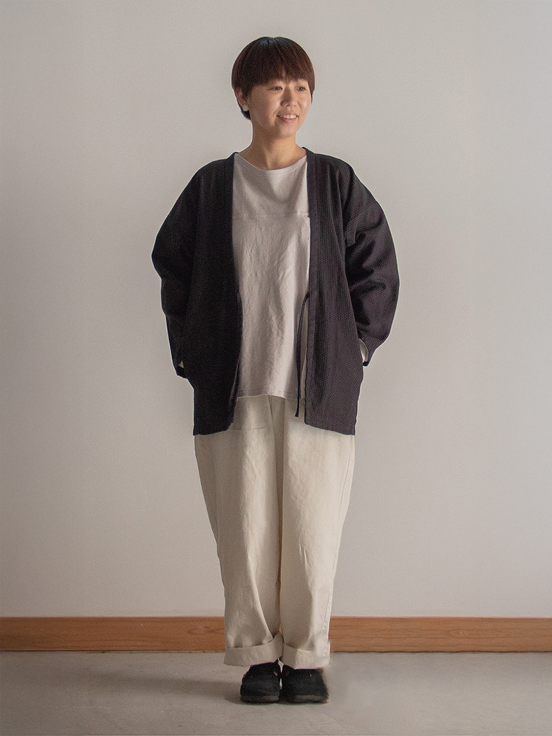 縁日　半纏　hanten 着用イメージ