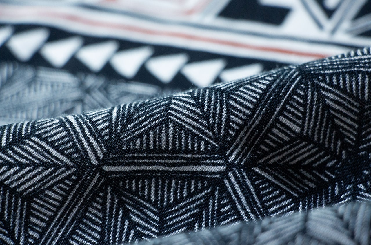 縁日　手ぬぐい　麻の葉フォークロア