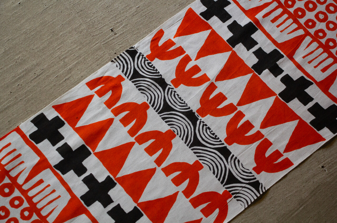 縁日　手ぬぐい　万象　前川正人