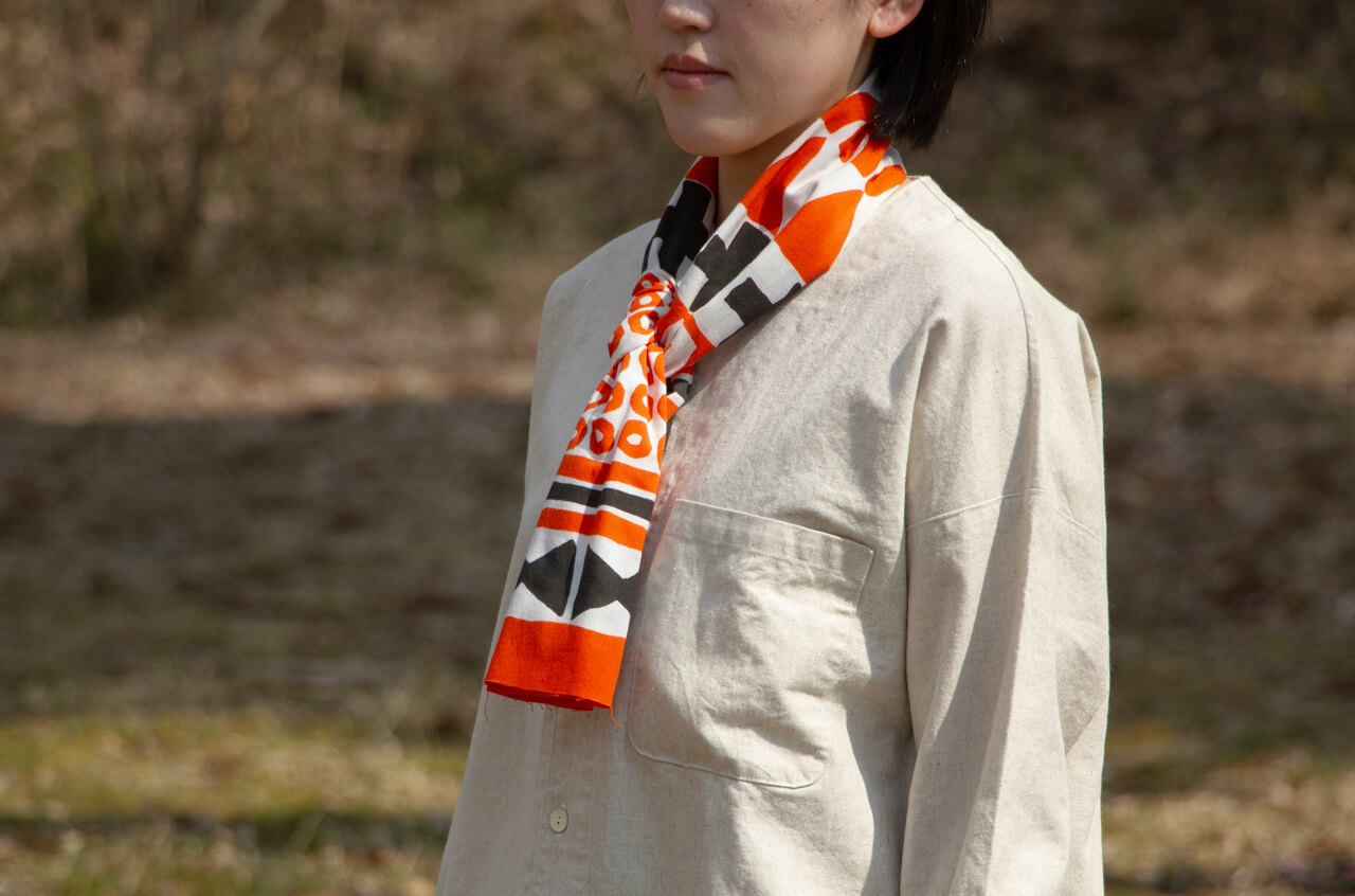 縁日　手ぬぐい　万象　前川正人