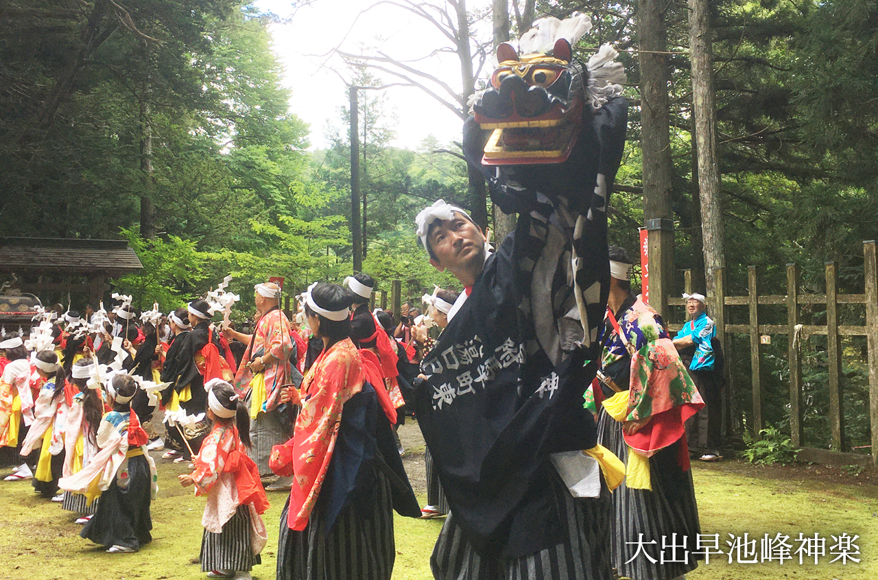 手ぬぐいシャツ 小田中耕一 縁日 神楽