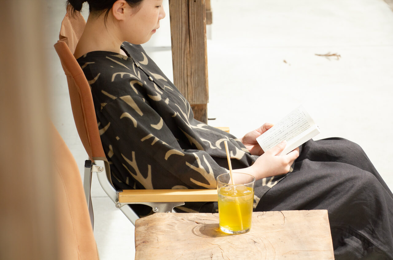 手ぬぐいシャツ 小田中耕一 縁日 鹿踊