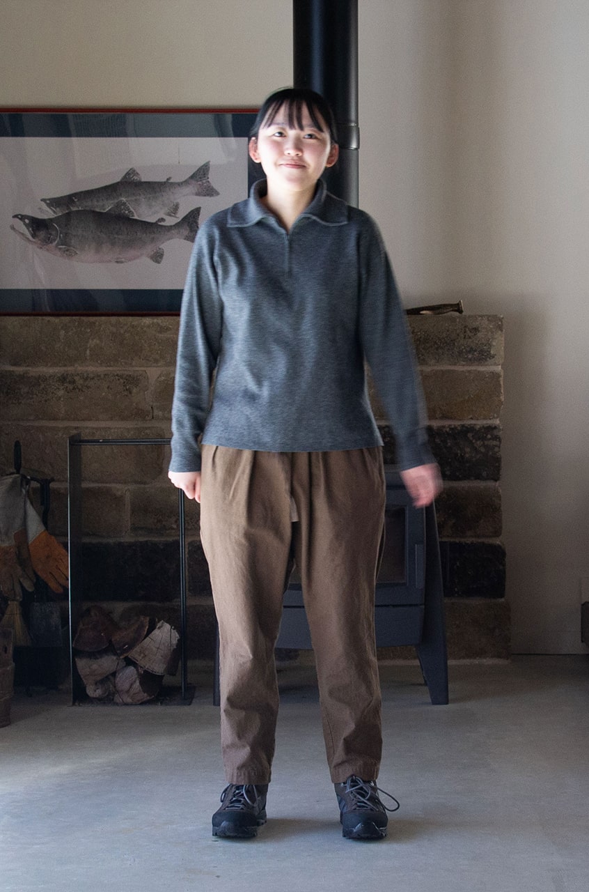 縁日 漆染のマタギもんぺ 着用イメージ